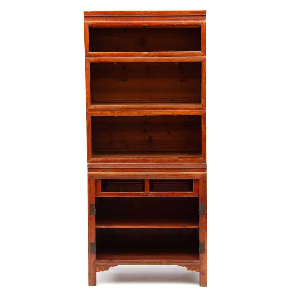 Early 20th century Chinese wedding chest and cabinet set