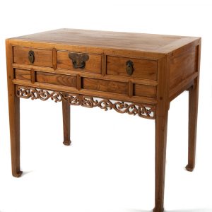 19th century Chinese table with open carved apron at Humble House antiques Canberra