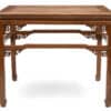 19th century Chinese display table with longevity spirals. Front view of the table only at Humble House gallery Canberra.