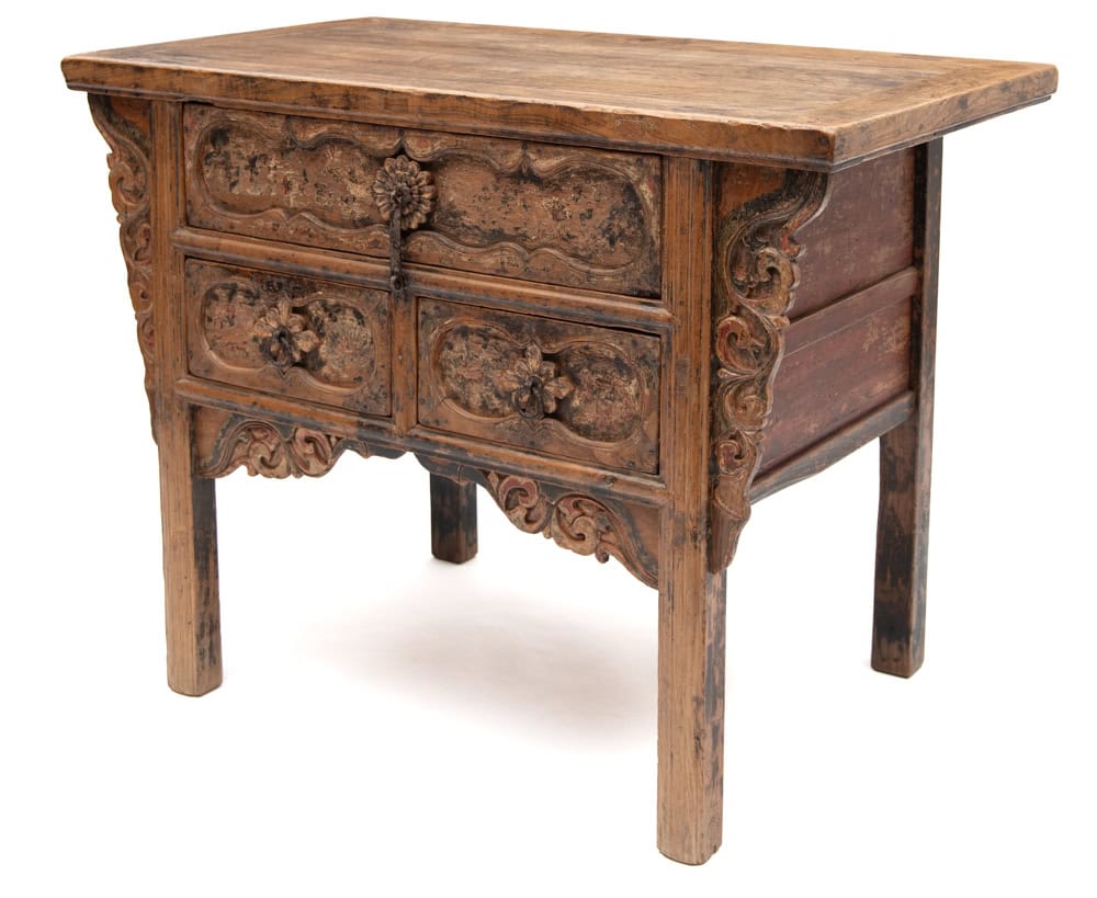 18th century Chinese three drawer altar table only at Humble House gallery Fyshwick Canberra