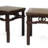 Double circle stools - front