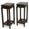 Plant stands with cracked ice lattice