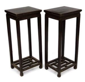 Plant stands with good wishes motifs