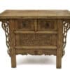 19th century Chinese two drawer coffer - front view of the table and part of the Humble House collection in Fyshwick, Canberra