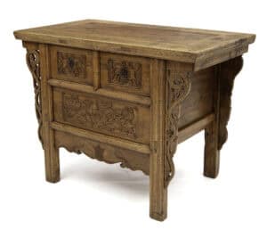 19th century Chinese altar table, an example of Chinese antique furniture in our Canberra showroom.